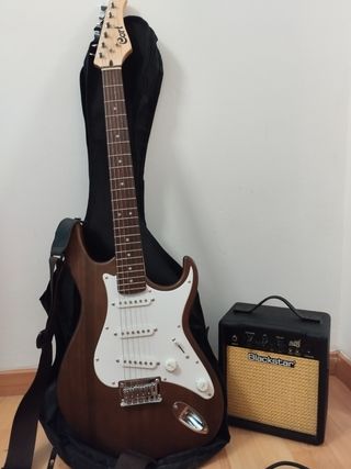 Guitarra eléctrica Cort + Amplificador Blackstar