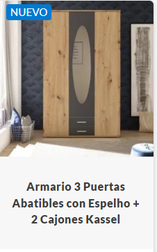 Armario 3 puertas Kassel