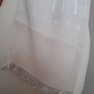 Sciarpa bianca seta - elegante