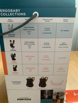 Ergobaby All in One Gris - Portabebés