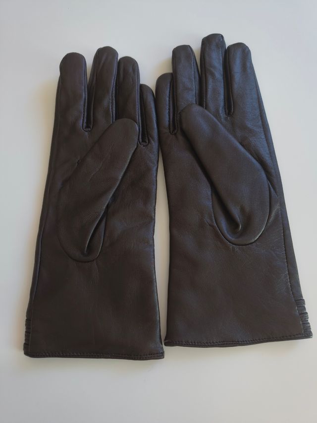 Guantes Piel Marrón - Talla M