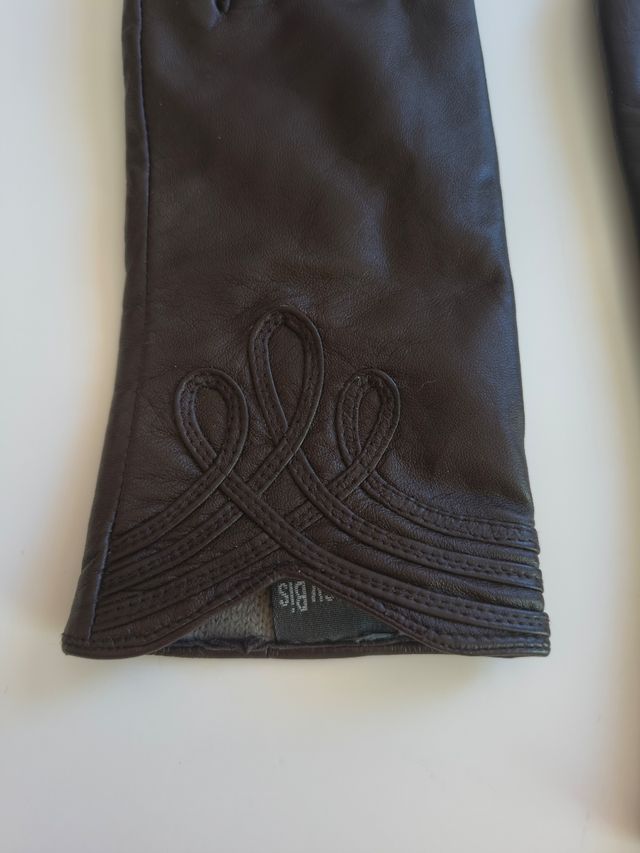 Guantes Piel Marrón - Talla M