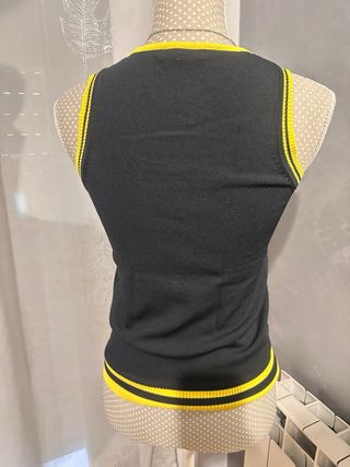 Camiseta punto lino y algodón S