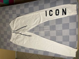 Pantaloni ICON bianchi