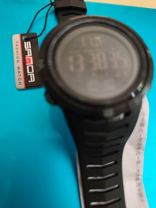 Reloj deportivo SANDA negro. 