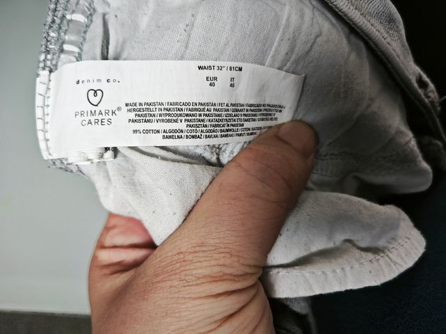 Bermudas Vaqueras Grises Rotos