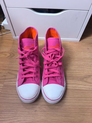 Zapatillas Puma altas rosa