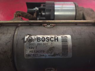 Motor Arranque Bosch - Tractor J. Deere 6920