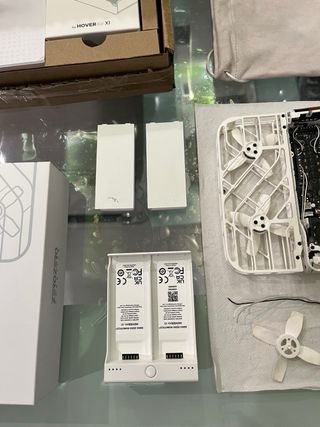 Mini dron Hoverair x1 blanco