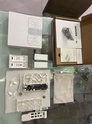 Mini dron Hoverair x1 blanco