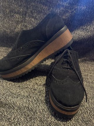 Zapatos plataforma Bosanova negros