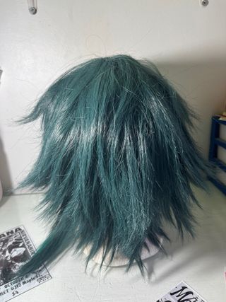 Peluca Verde Xiao Genshin Impact