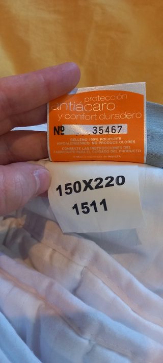 Edredón invierno 1 plaza + sábanas de regalo