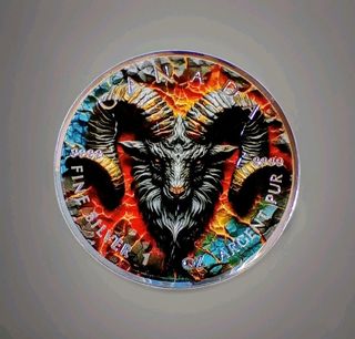 Moneda Plata Aries 2025 Canadá 1oz