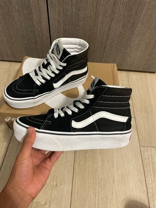Vans Sk8-Hi Platform - nere