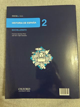 Inicia Historia de España 2.º Bachillerato. Lib...