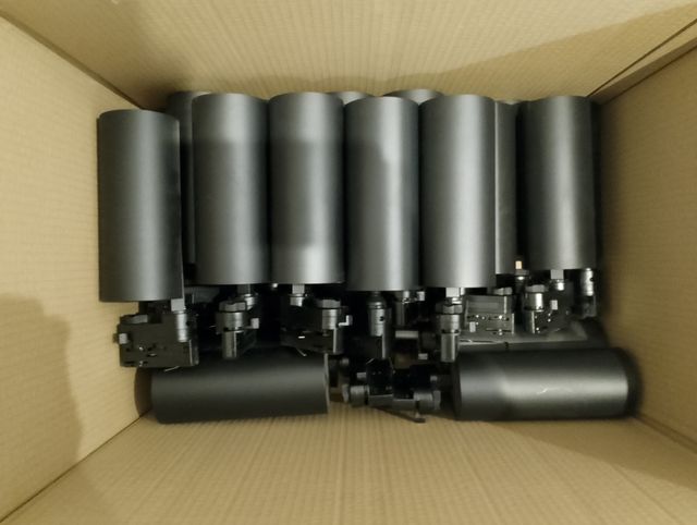 114 focos LED 3000K + carriles