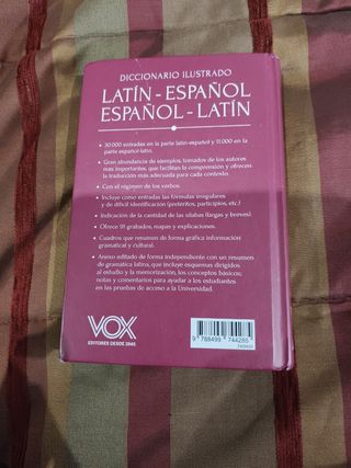 Diccionario ilustrado latín-español/ español-latín