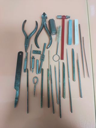 Herramientas relojería vintage