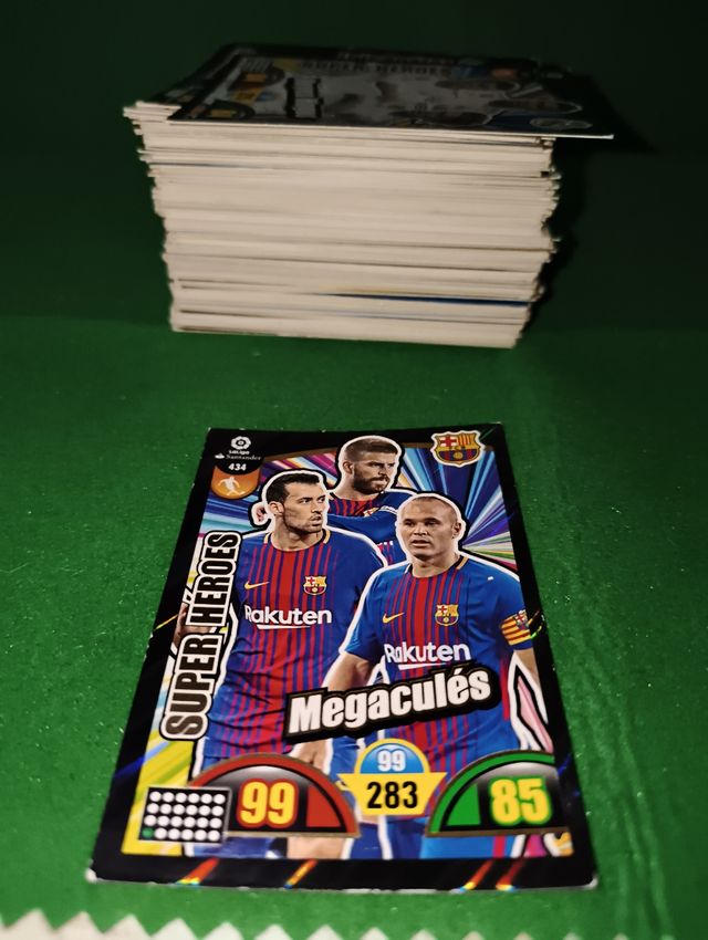 Lote 131 Cromos Liga 2017-18 Adrenalyn XL