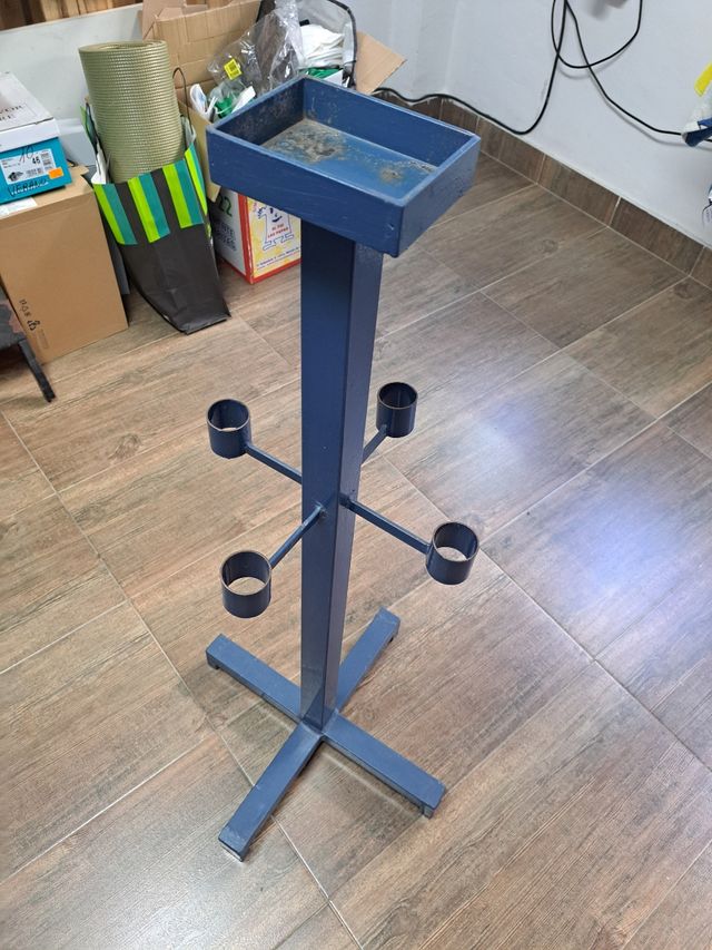 Pie de burro para taller zapatero metálico