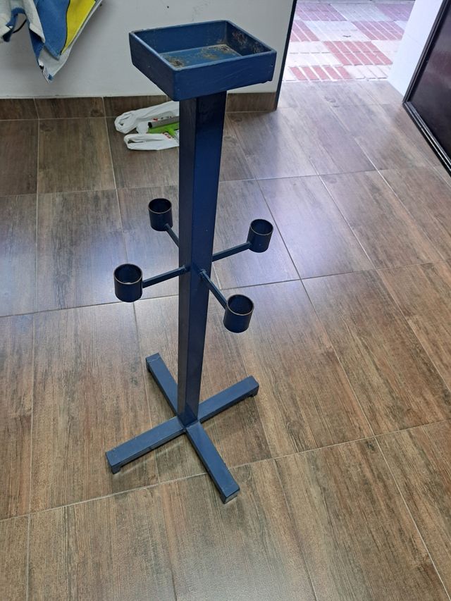 Pie de burro para taller zapatero metálico