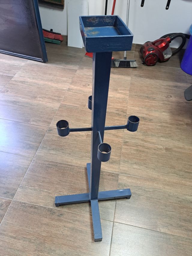 Pie de burro para taller zapatero metálico