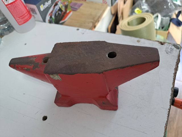 Pie de burro para taller zapatero metálico