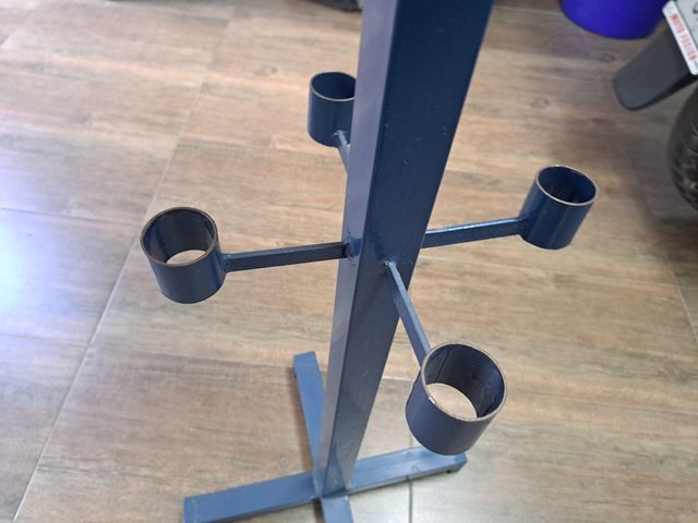 Pie de burro para taller zapatero metálico