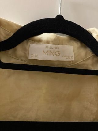 Blusa lino beige