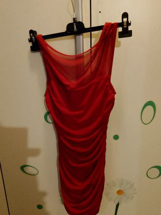 Abito rosso pompiere stile giapponese tg S spacchi