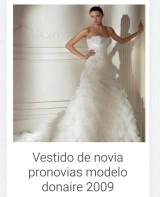 Vestido novia Pronovias Donaire 2009