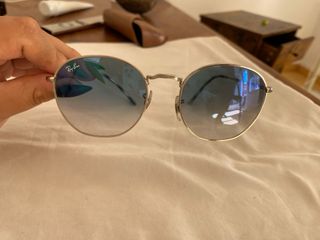 Ray-Ban redondas, azules
