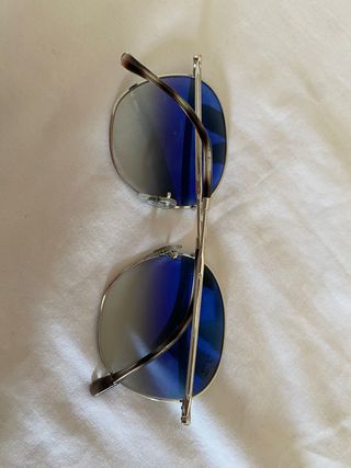 Ray-Ban redondas, azules