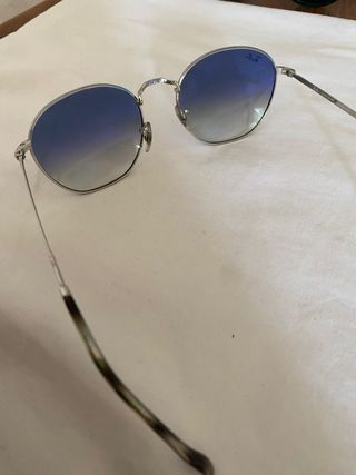 Ray-Ban redondas, azules