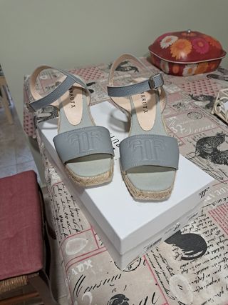 Cuñas Farrutx azul denim / gris

