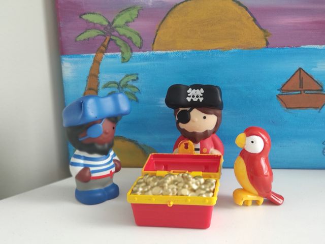 Barco pirata infantil