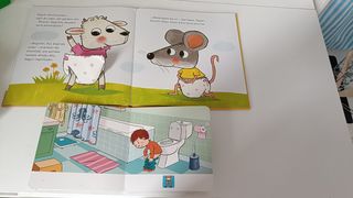 Lote libros infantil pañal y + (euskera castellano