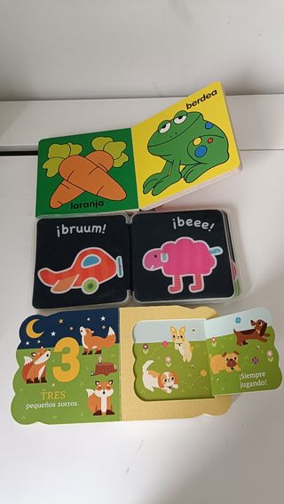 Lote libros infantil pañal y + (euskera castellano
