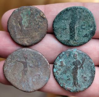 Lote monedas Romanas Ases.