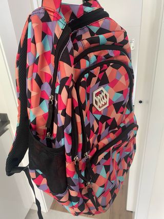 Mochila escolar multicolor