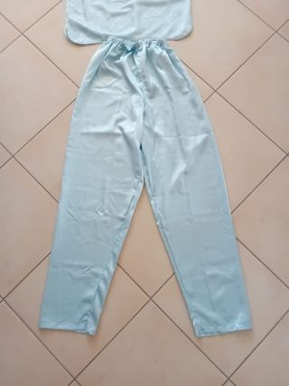 Pigiama donna Andra Lingerie turchese.