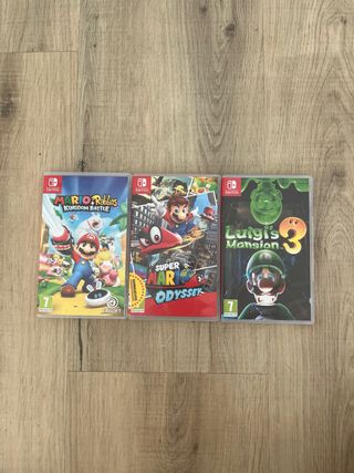 3 Juegos Nintendo Switch