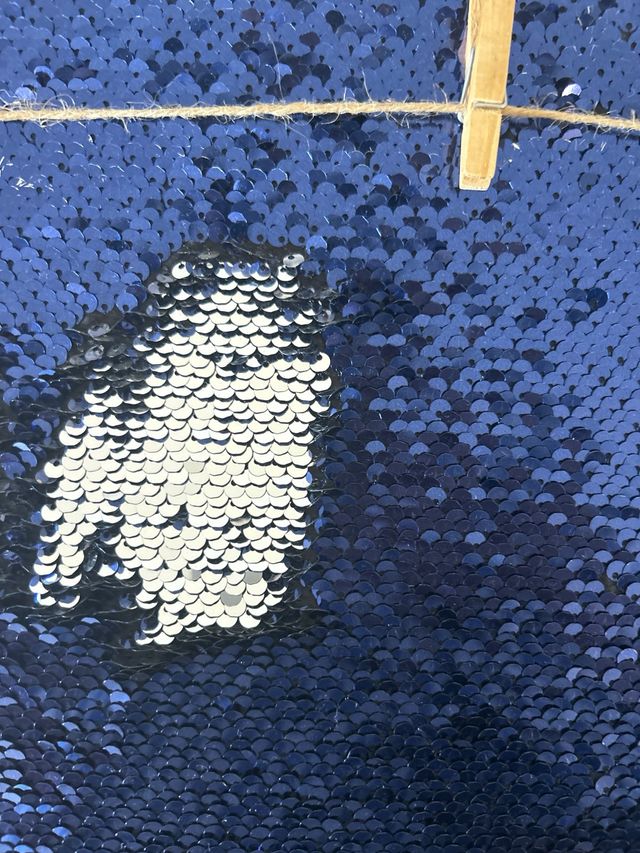 Marco decorativo azul.