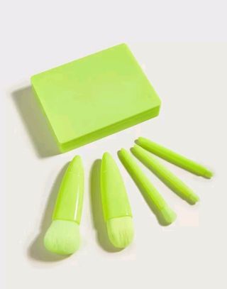 Estuche brochas maquillaje - Verde