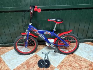 Bicicleta Spiderman niño 16" 