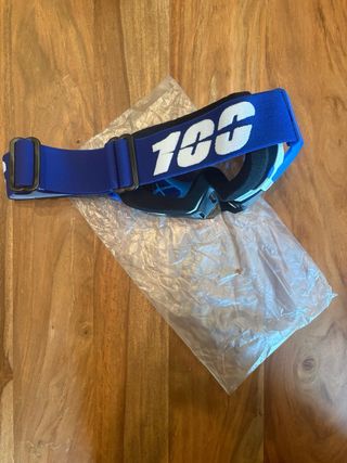 Maschera MX/Enduro Blu Specchiata