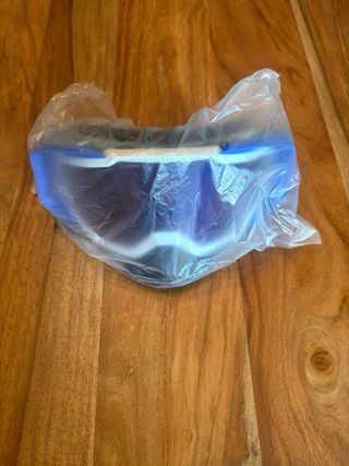 Maschera MX/Enduro Blu Specchiata
