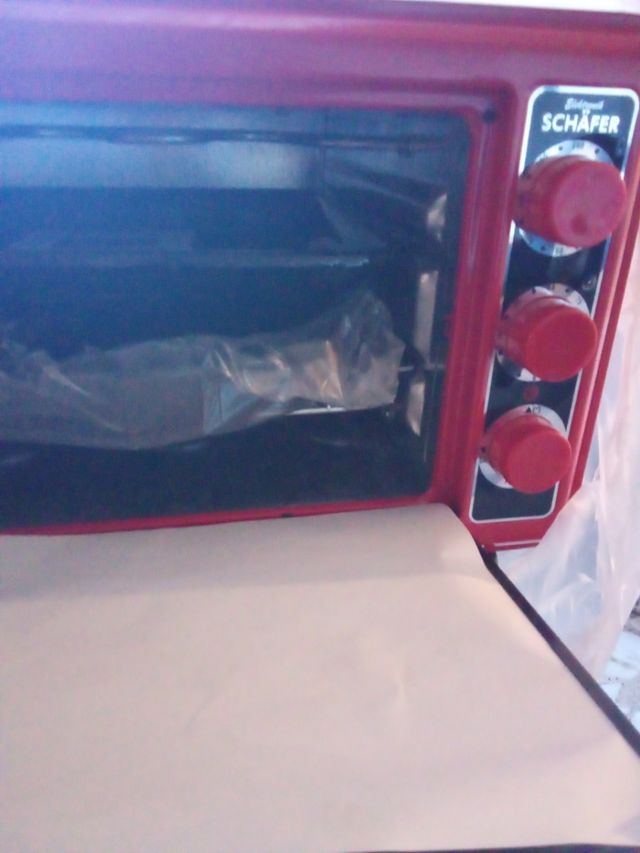 Horno Schafer rojo - Microondas