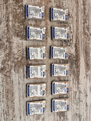 12 Discos Duros WD 160GB/250GB